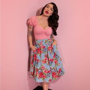 Micheline Pitt Floral Skirt